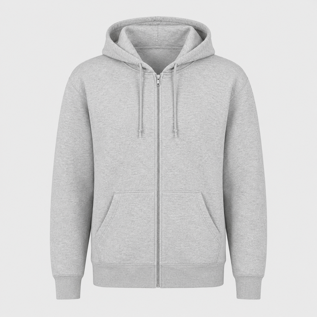 Basic Zip-Hoodie inkl. DTF Logodruck
