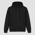 Basic Zip-Hoodie inkl. DTF Logodruck
